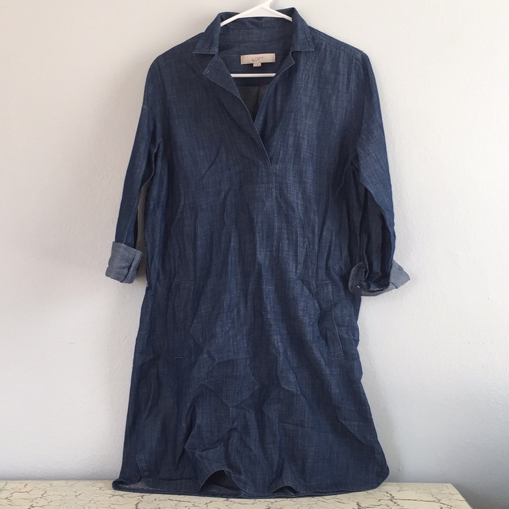 Loft denim dress